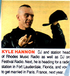 CLIP FROM "STYLE MAGAZINE' 1991