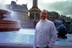 Phil at Trafalgar. London. 2002