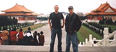 STEVE MILLER AND ME AT THE CHIANG KAI SHEK MEMORIAL