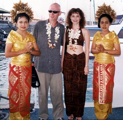 ON A BALINESE FERRY.