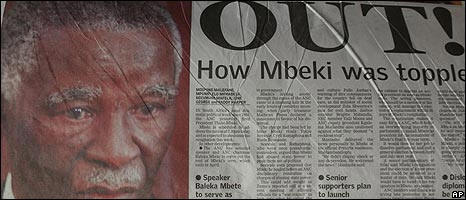 MBEKI OUT