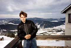 IN THE ALPS, FRANCE, DEC 1988