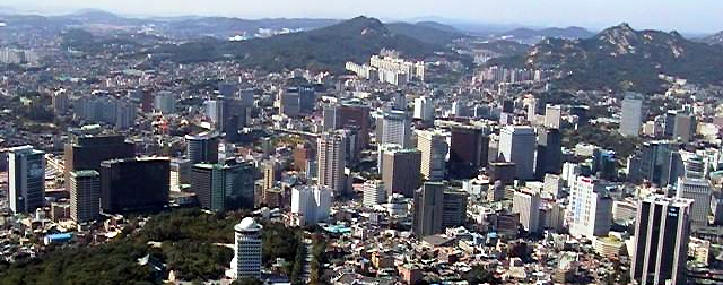 SEOUL FROM NAMSAN TOWER